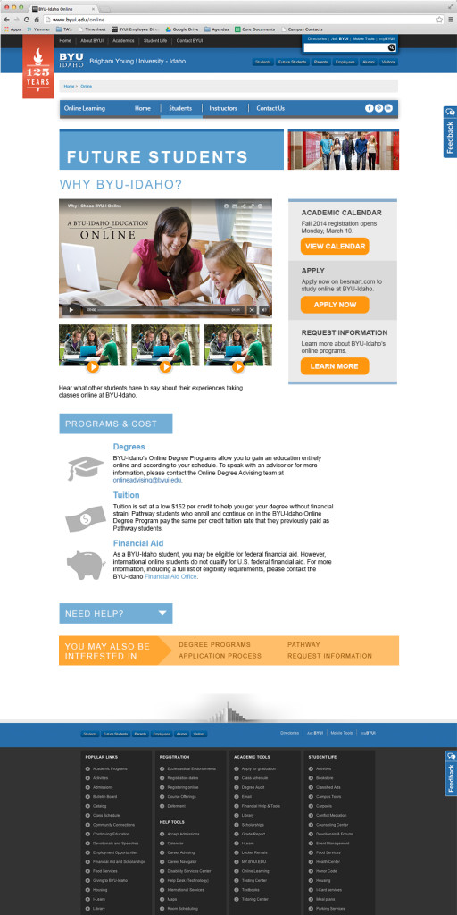 BYUIdaho Online Learning Ben Pingel Portfolio