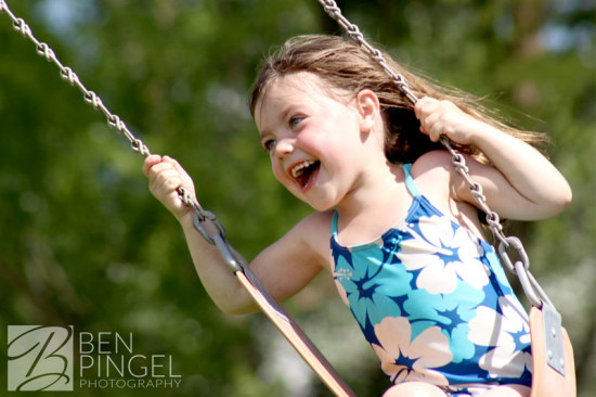 Playtime on the swing