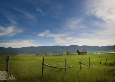 Abandoned barn in Soda Springs, Idaho