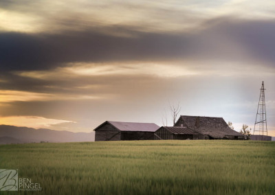 Abandoned farm in Bancroft, Idaho