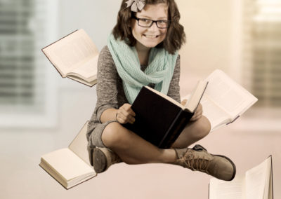 Floating Books- Levitation Photography