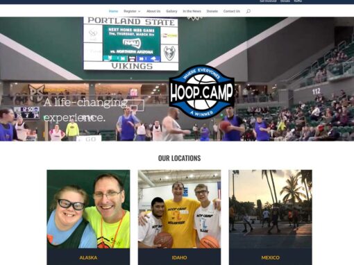 Hoop.Camp Website